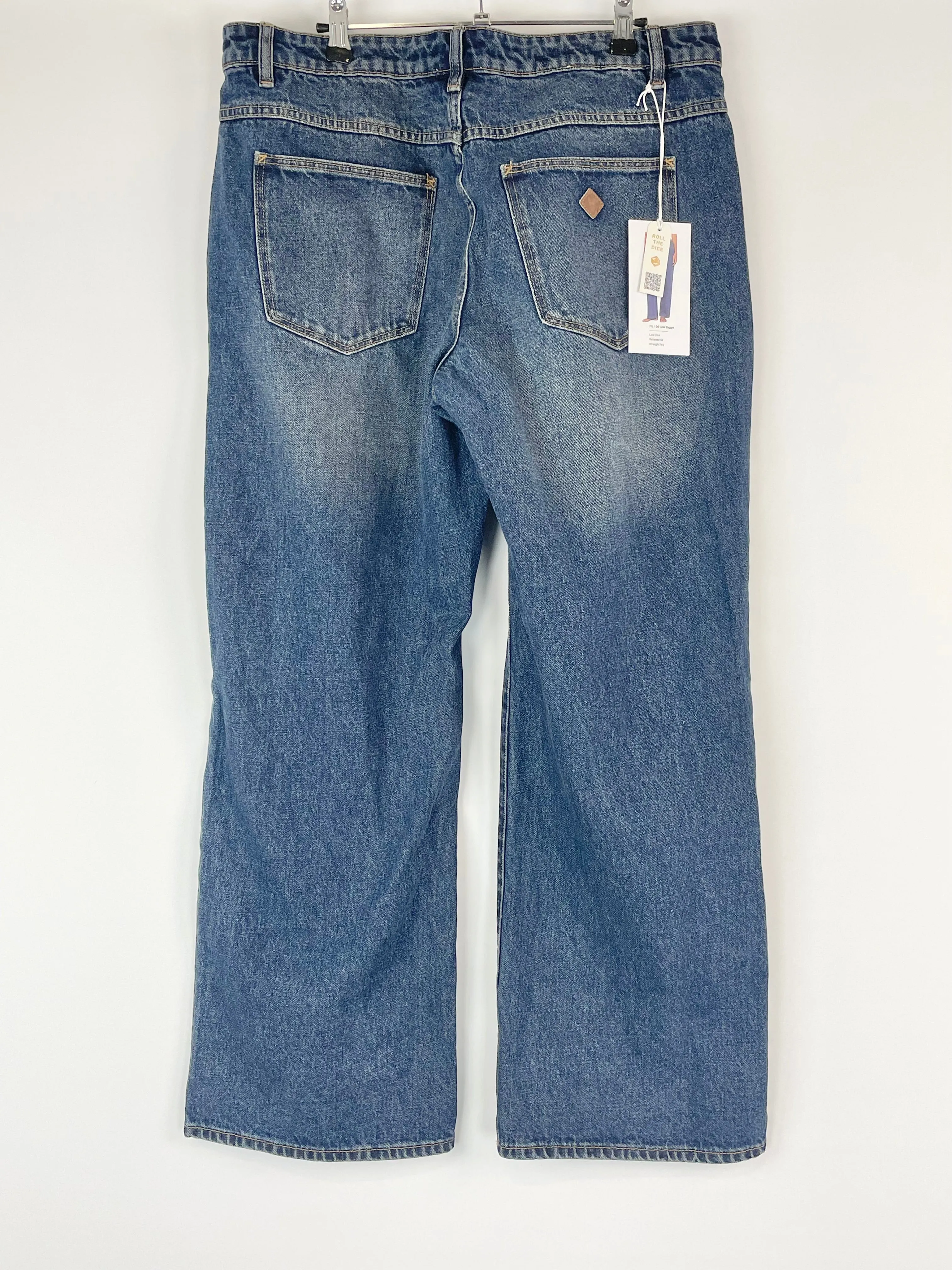 Abrand Blue 99 Low-Rise Baggy Jeans - AU14