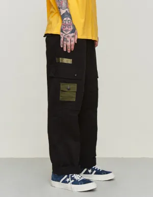 Black Cargo Trousers