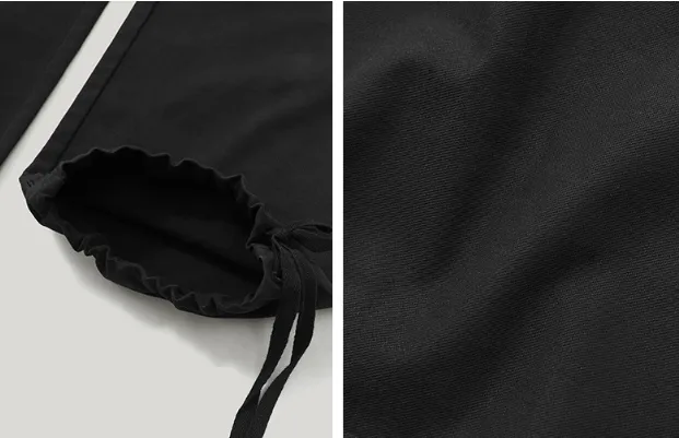 Black Cargo Trousers