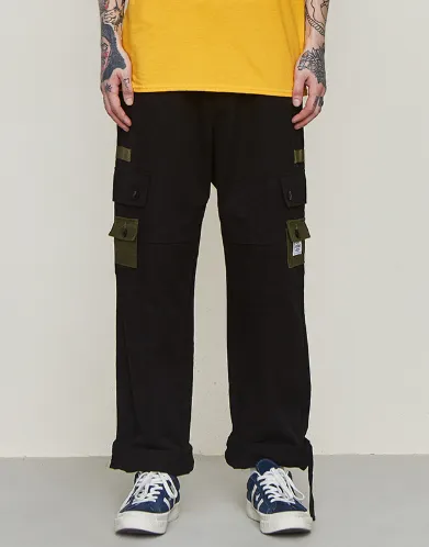 Black Cargo Trousers
