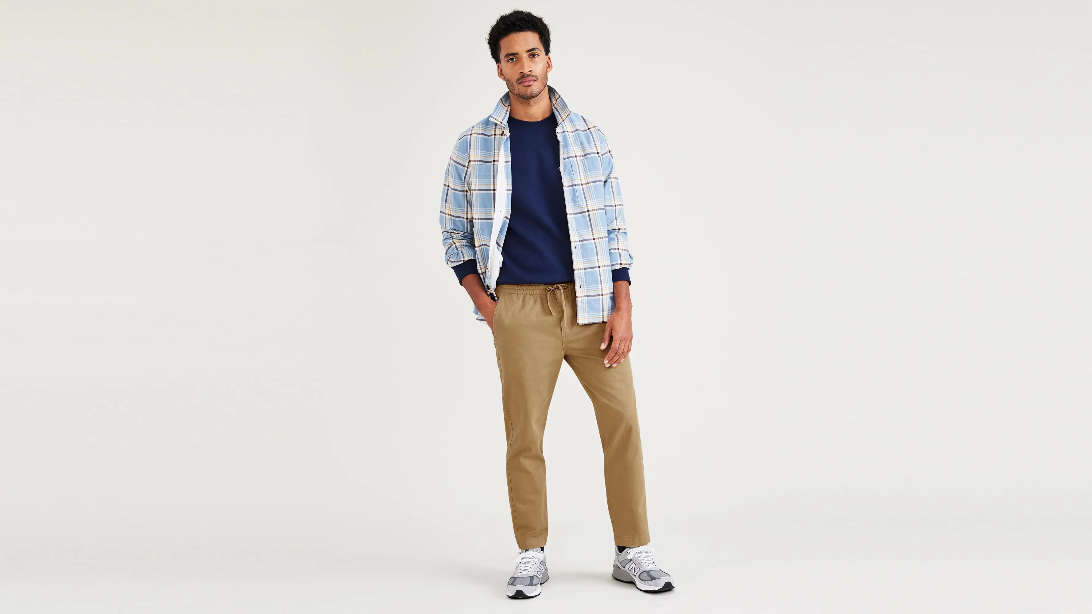 California Pull-On Khakis, Straight Tapered Fit