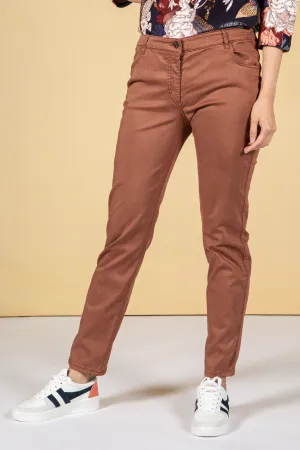 Classic Straight Leg Soft Feel Jeans in Sienna