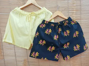 Combo (Pack of 2) Cotton Shorts for Women