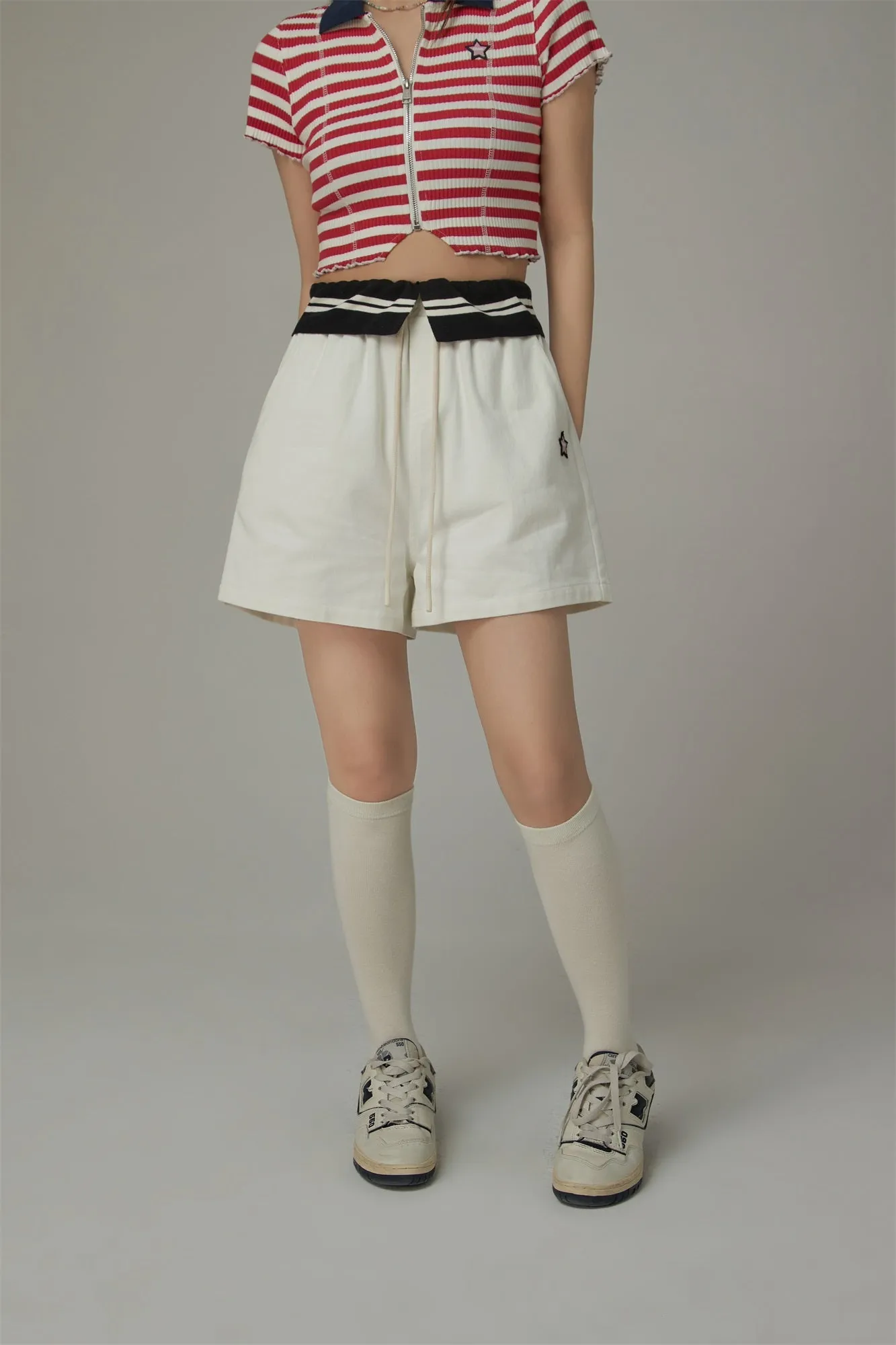 Cotton String Shorts