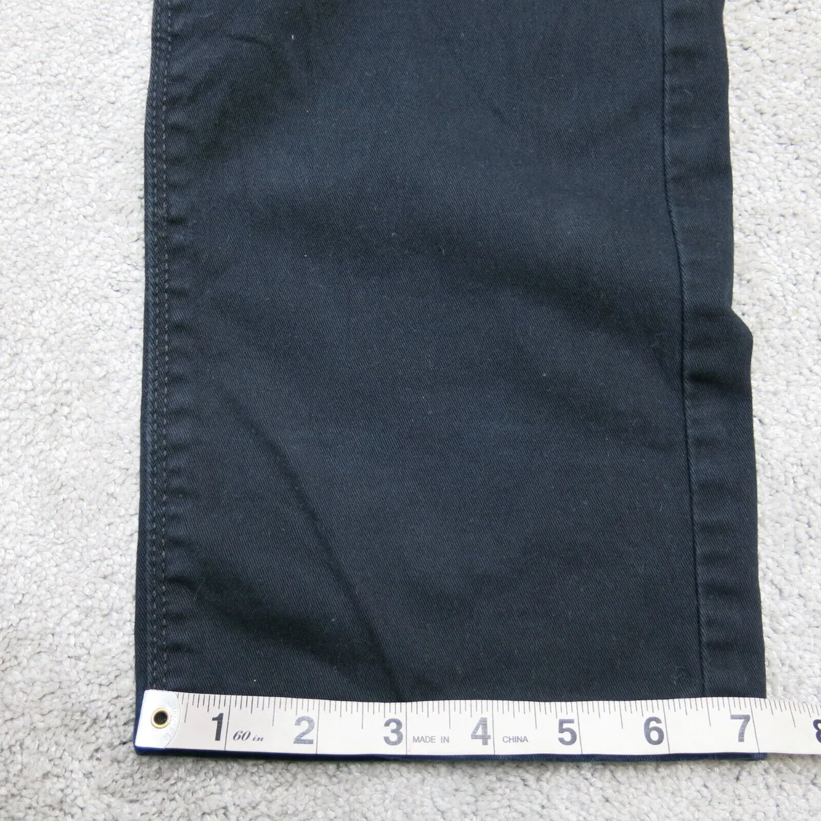 Denizen From Levis Mens Straight Leg Jeans Denim Mid Rise Black Size W30xL30
