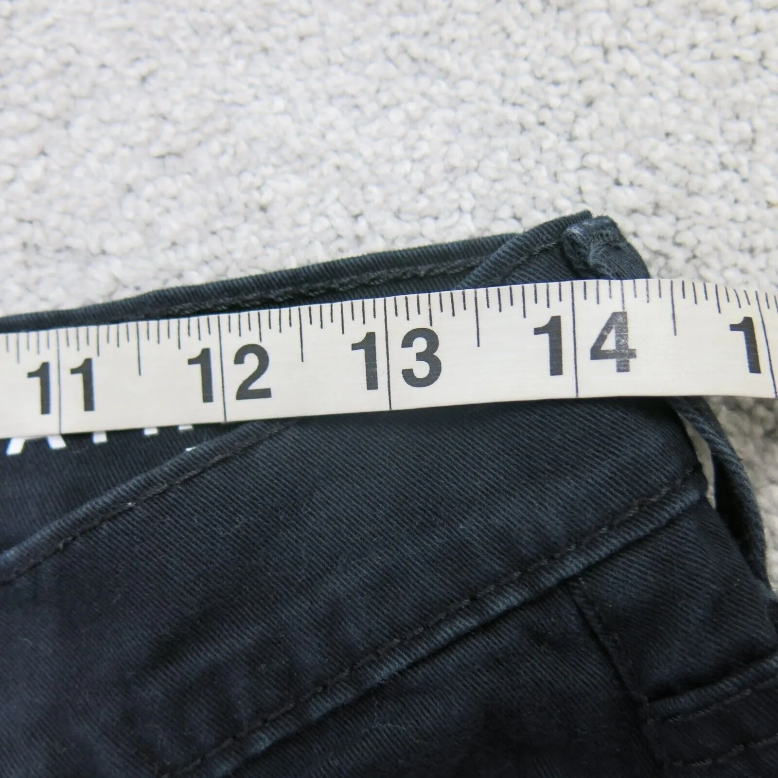 Denizen From Levis Mens Straight Leg Jeans Denim Mid Rise Black Size W30xL30