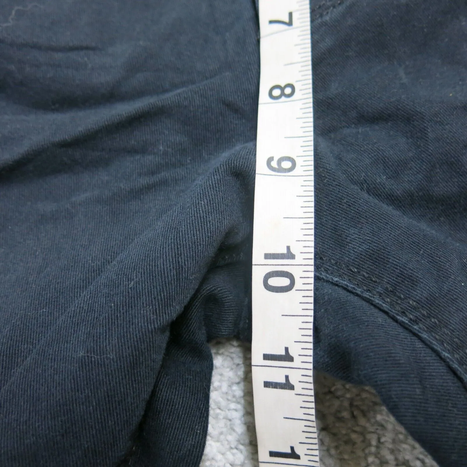 Denizen From Levis Mens Straight Leg Jeans Denim Mid Rise Black Size W30xL30