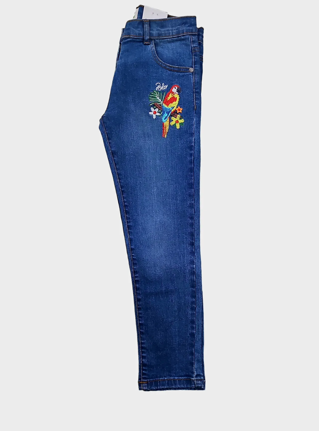 GDP-02 Parrot Embroidered DENIM PANT