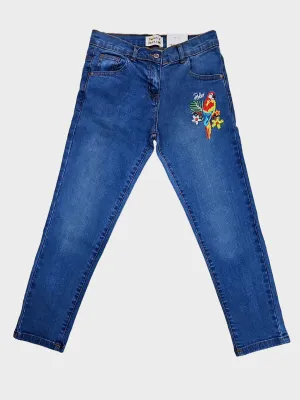 GDP-02 Parrot Embroidered DENIM PANT