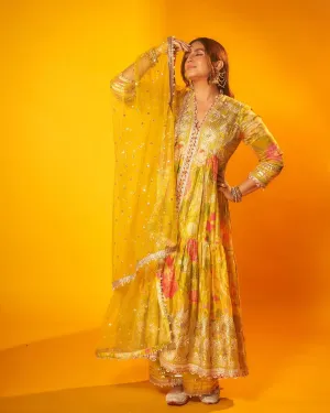 Huma Ag With Palazzo Set