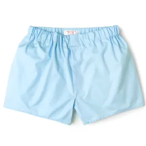 Ice Blue Superior Cotton Boxer Shorts - Classic Fit