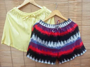 Ikat Pure Cotton Shorts Combo (Pack of 2)