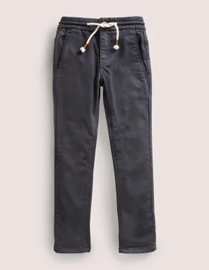 Jersey Skinny Jeans-Soot Grey