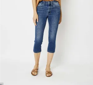 Judy Blue #72113 - Capri w/Side Slit - #7181-7195