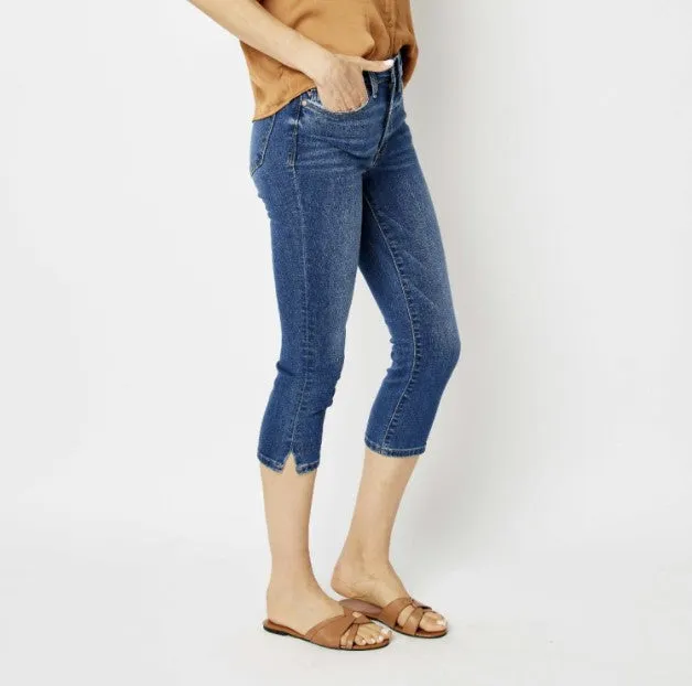 Judy Blue #72113 - Capri w/Side Slit - #7181-7195