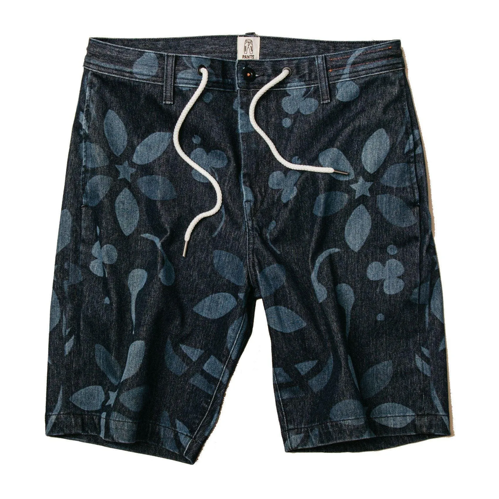 KATO - "The Clip" Flower Print 4-Way Stretch Denit® Shorts
