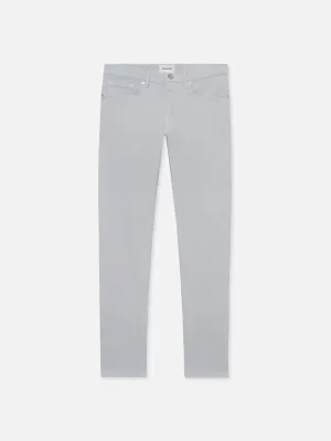 L'Homme Slim Brushed Twill -- Ballad Blue