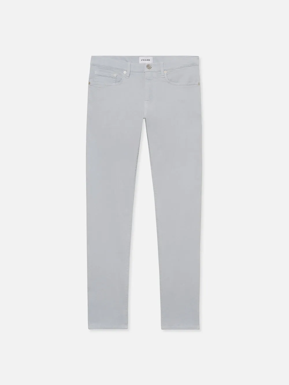L'Homme Slim Brushed Twill -- Ballad Blue