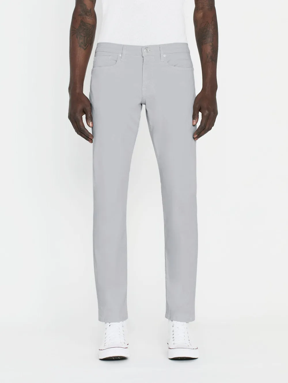 L'Homme Slim Brushed Twill -- Ballad Blue