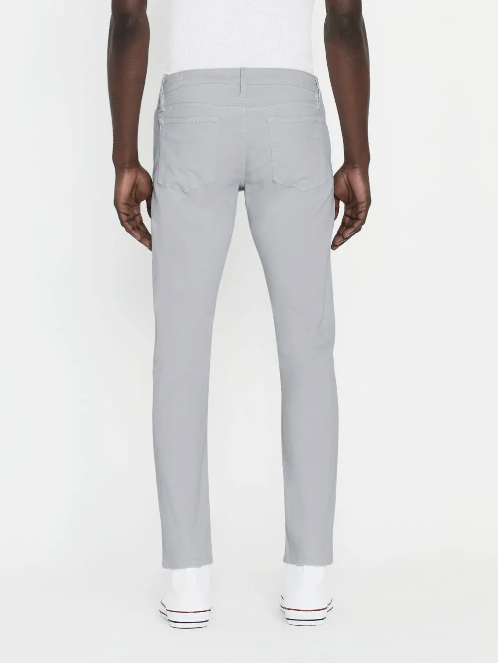 L'Homme Slim Brushed Twill -- Ballad Blue