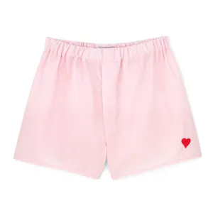 Love Heart Pink Superior Cotton Boxer Shorts - Classic Fit