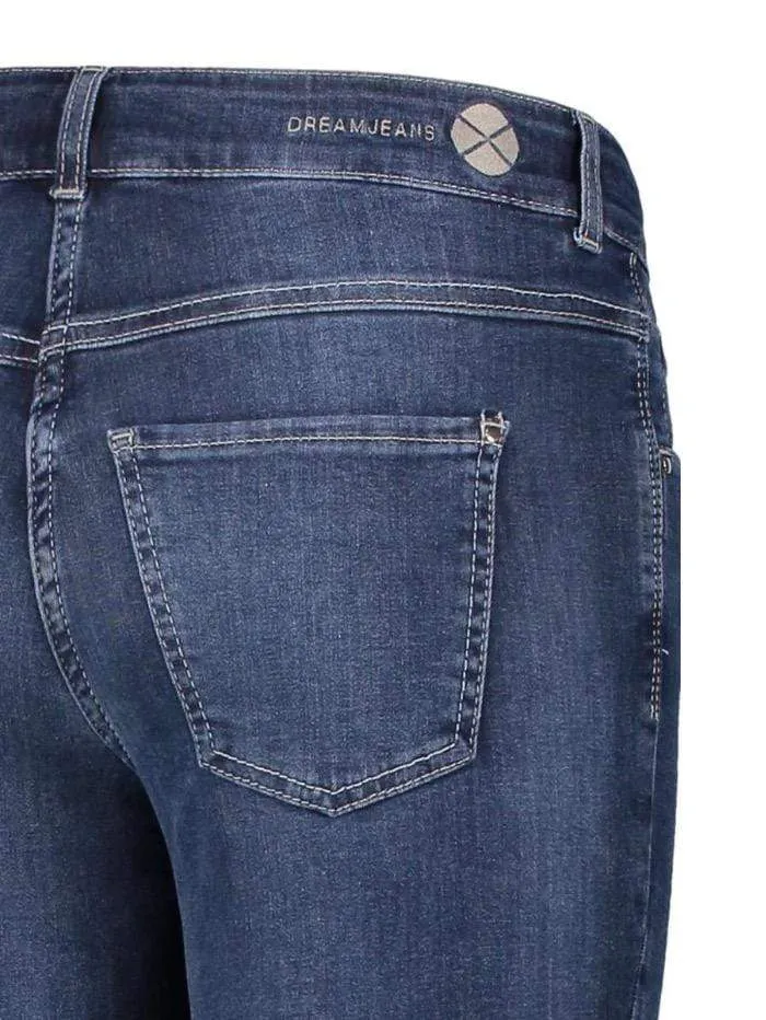 Mac Dream M Capri Cropped Jeans 5469 0355 D853 Dark Used Denim