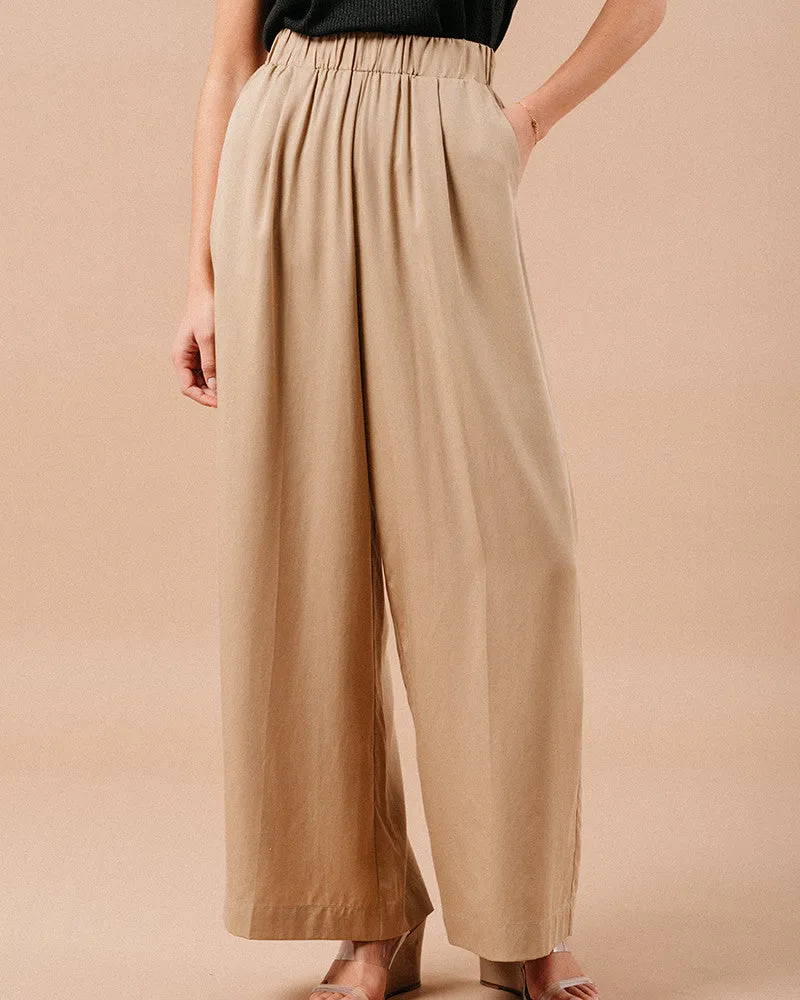 Mathilde Tencel Trousers Camel