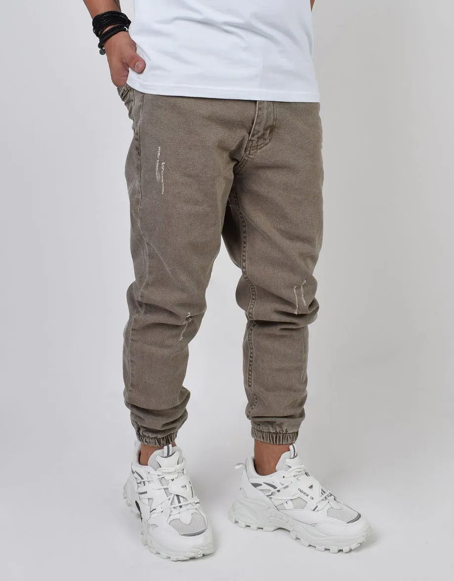 Oversized Denim Joggers