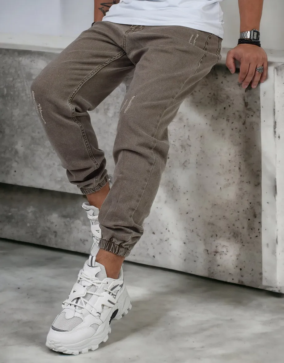 Oversized Denim Joggers