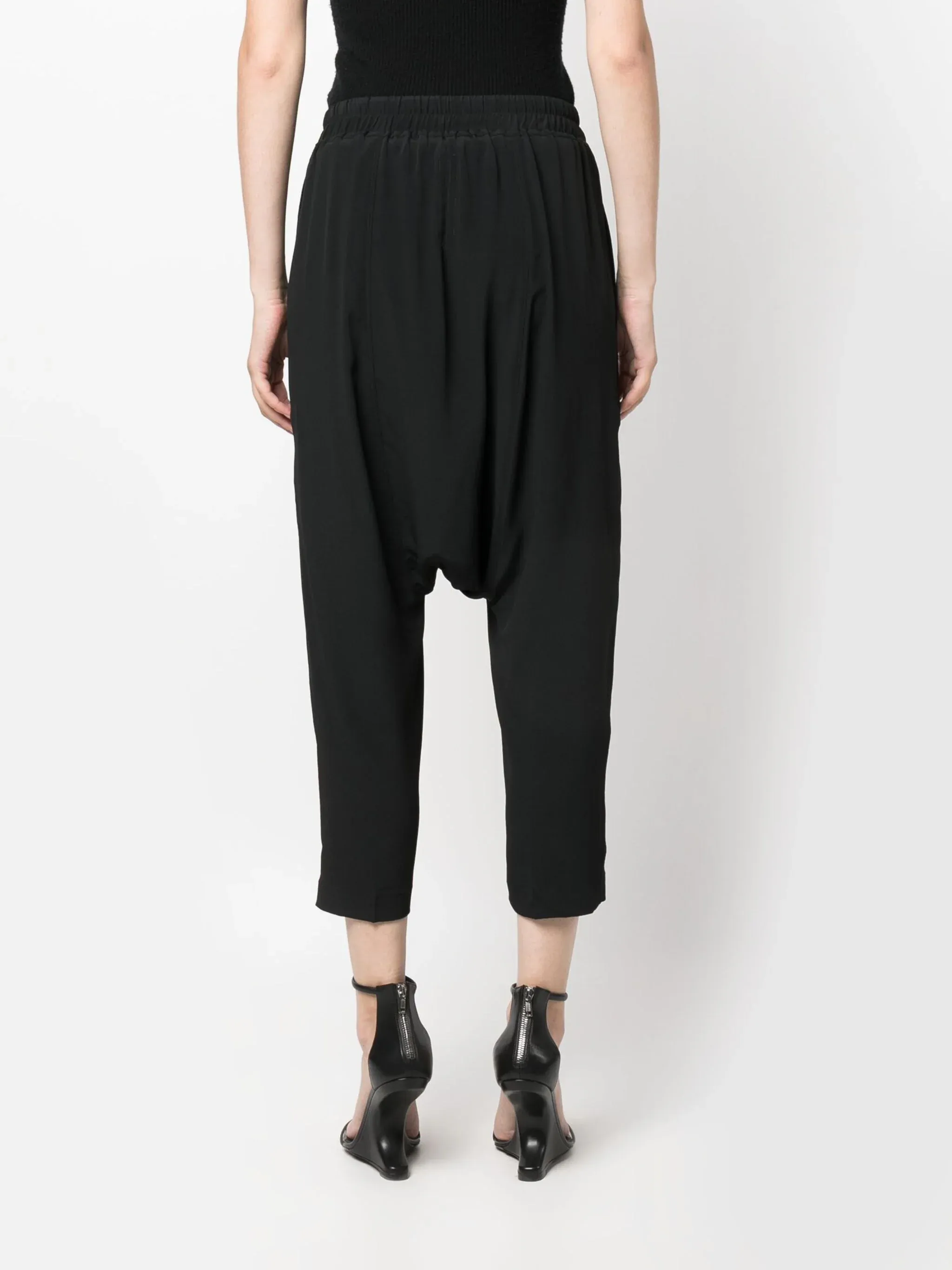 Pantaloni Drawstring Cropped Pants