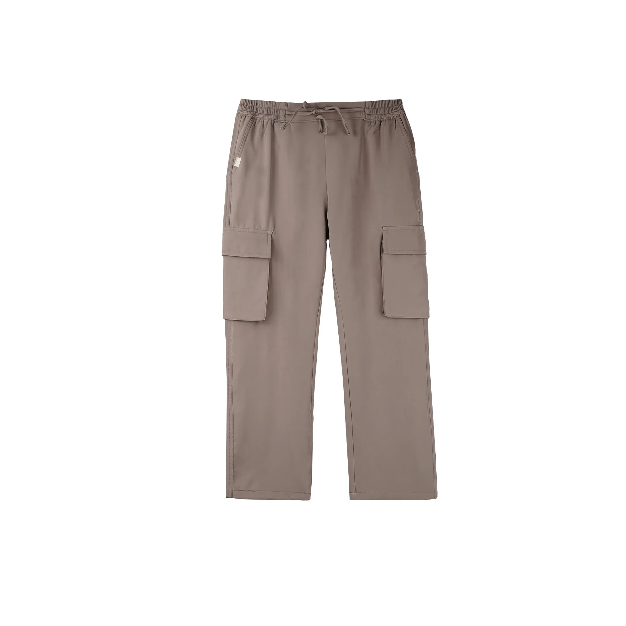 Petrol Ladies Basic Non-Denim Cargo Pants Mid-Rise Rinse Wash Fabric 169300 (Taupe)