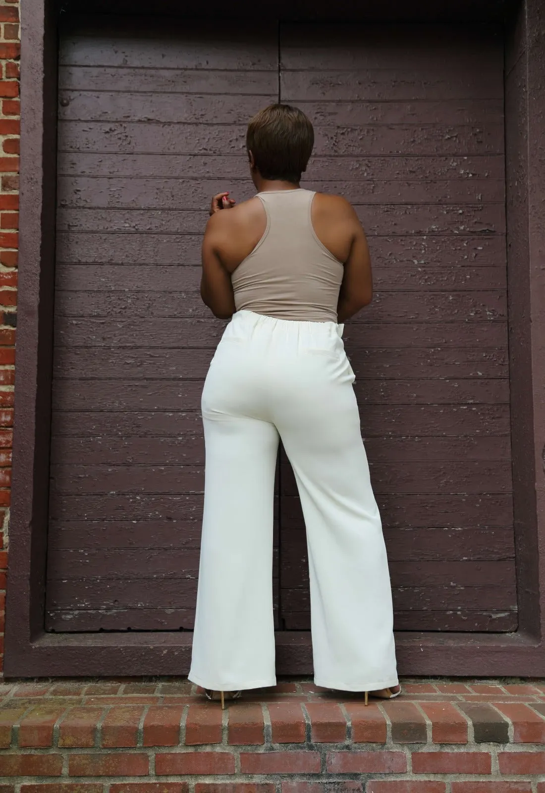 Pure Posh | Pleated High Waist Trouser