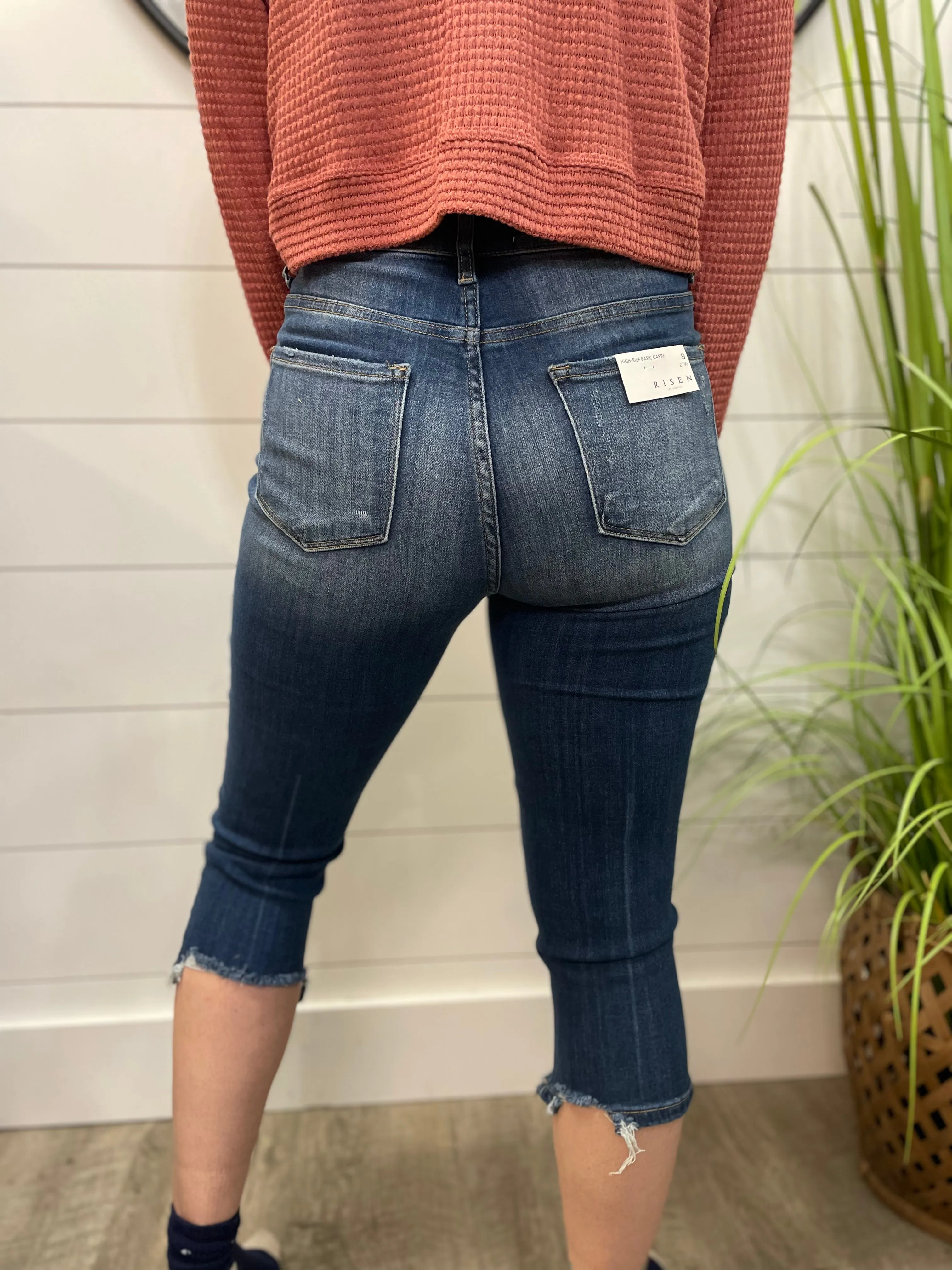 Risen High-Rise Basic Capri