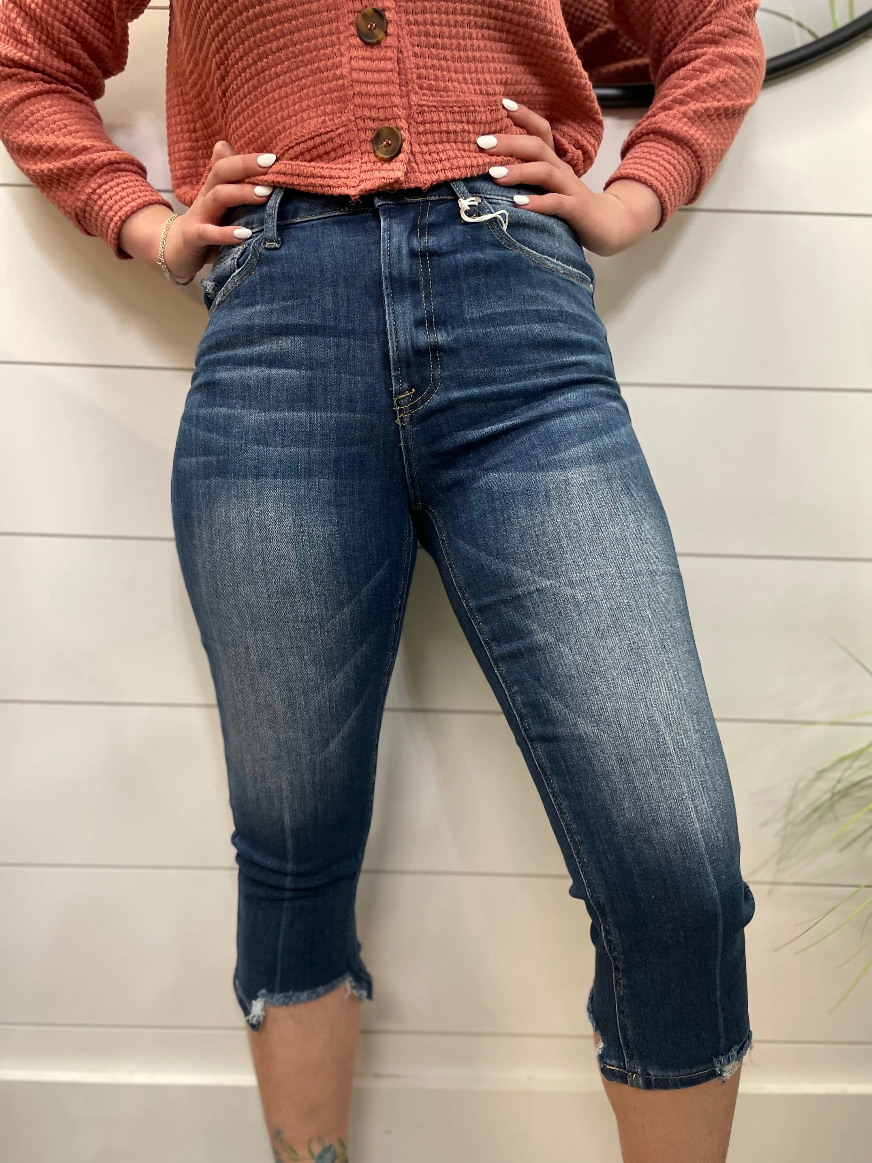 Risen High-Rise Basic Capri