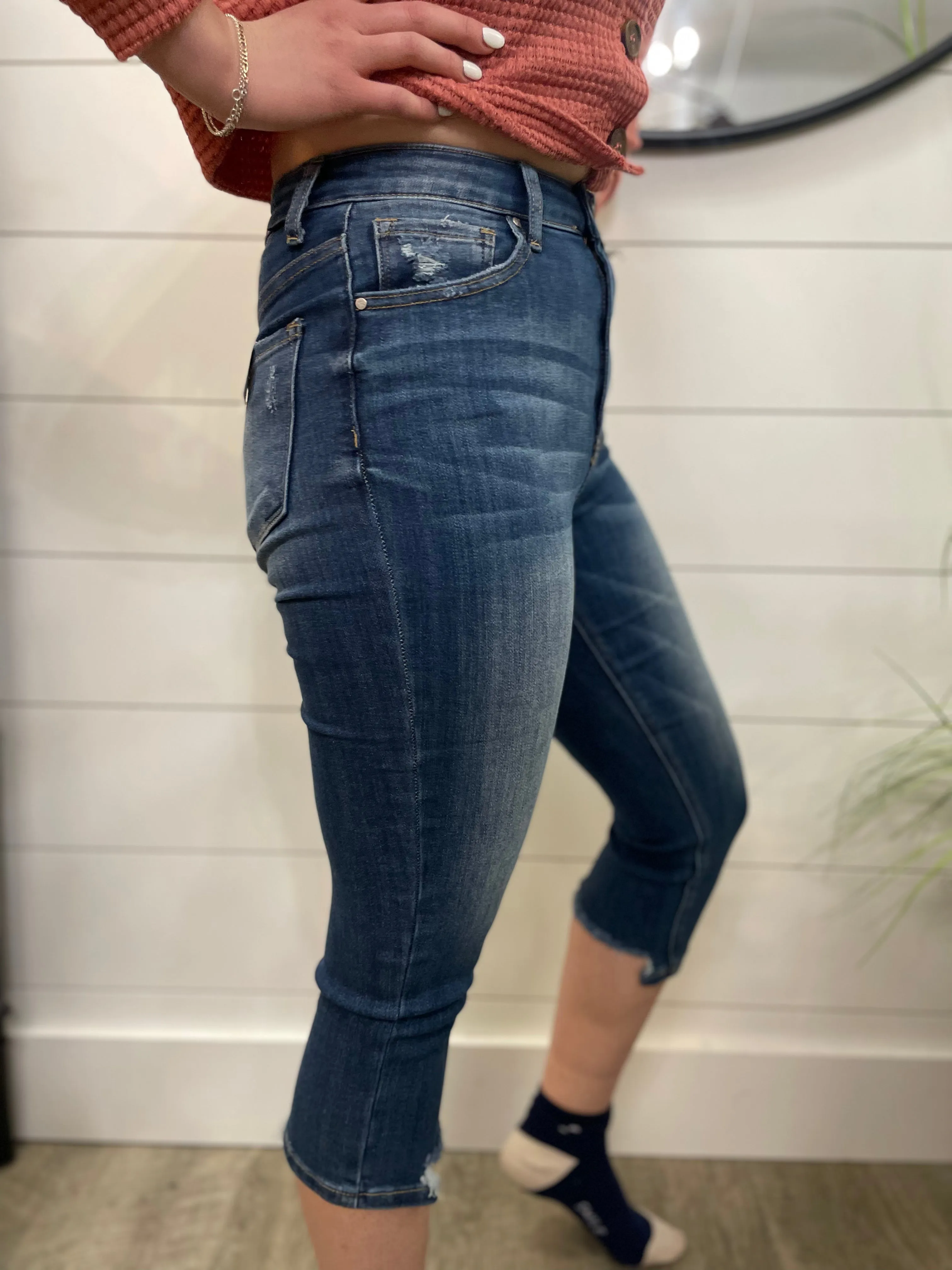 Risen High-Rise Basic Capri