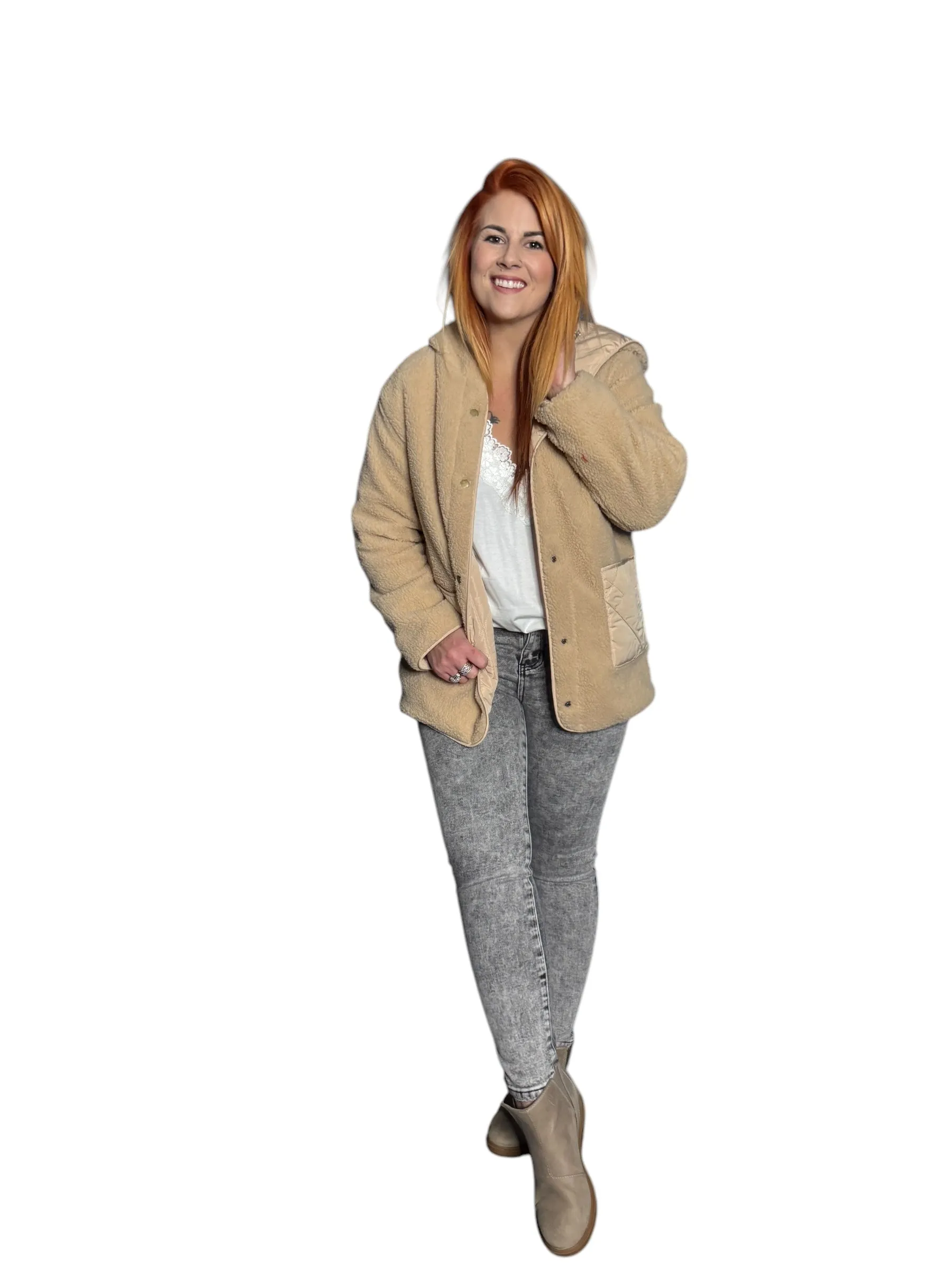 💥SALE💥 Reversible Fleece Puffer Jacket
