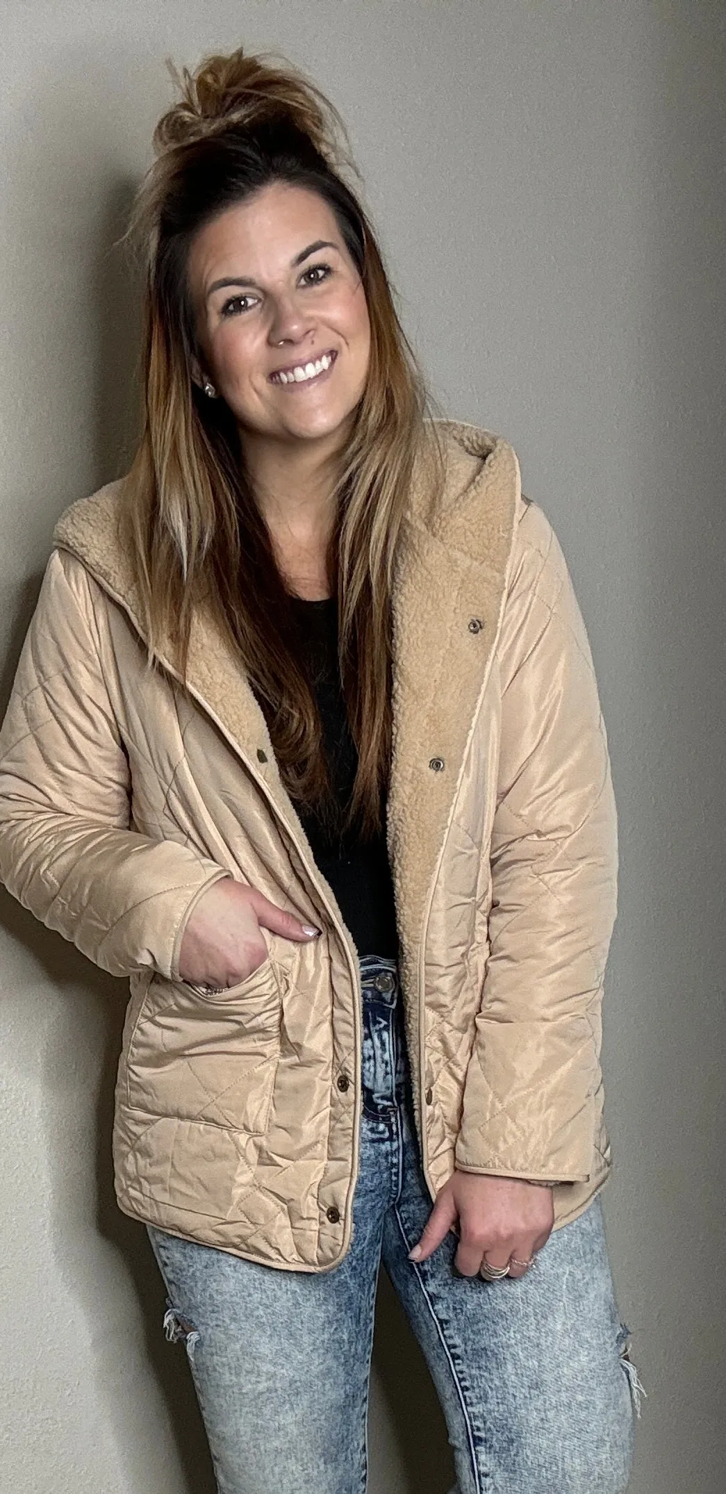 💥SALE💥 Reversible Fleece Puffer Jacket