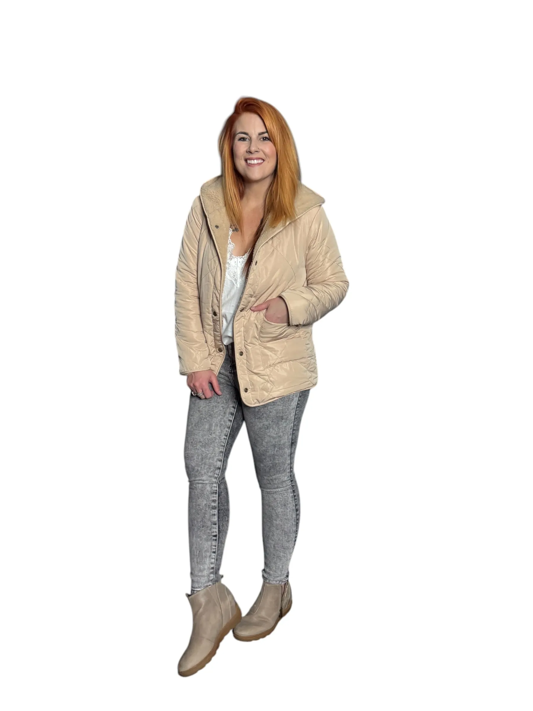 💥SALE💥 Reversible Fleece Puffer Jacket