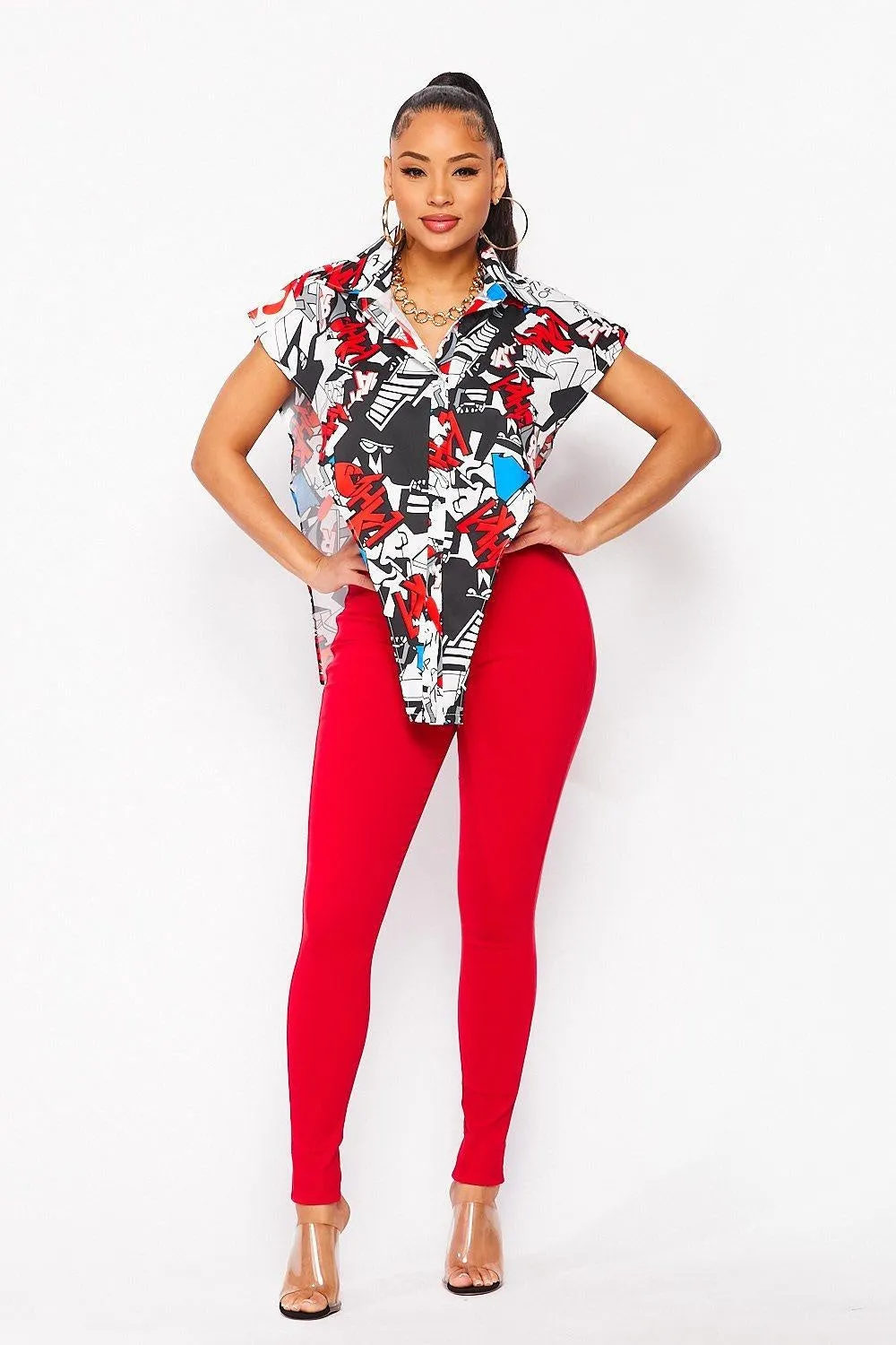 Skinny High rise Pants