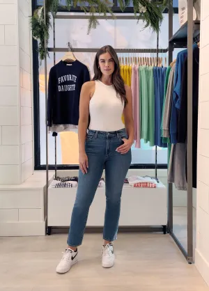 THE ERIN HIGH RISE SLIM STRAIGHT