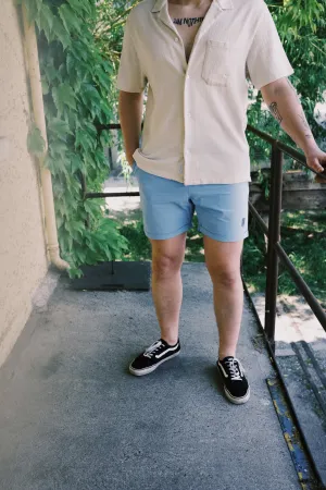 unisex shorts - rishi - light blue summit