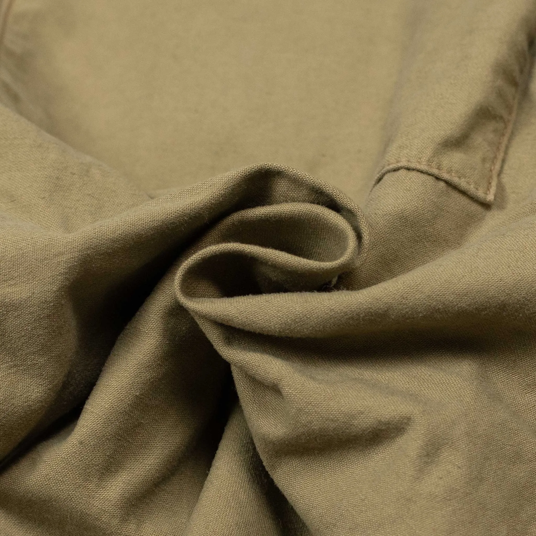 Wide leg easy pants in beige cotton and linen reverse sateen