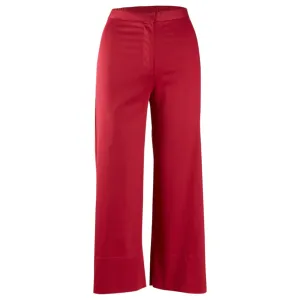 Wine High Waisted Trousers
