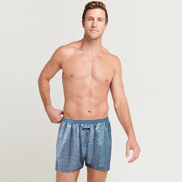 Zone 100% Cotton Woven Boxer Shorts with Side Pockets